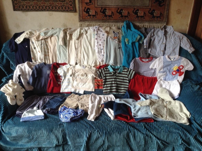 eBay baby clothes job lot