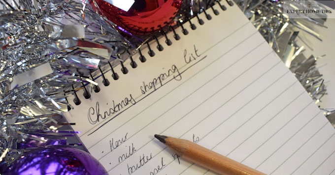 Reduce stress with a Christmas shopping list