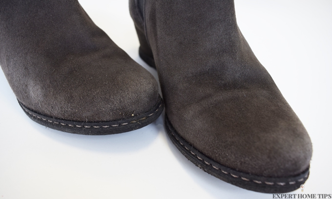 suede boots wedge heel