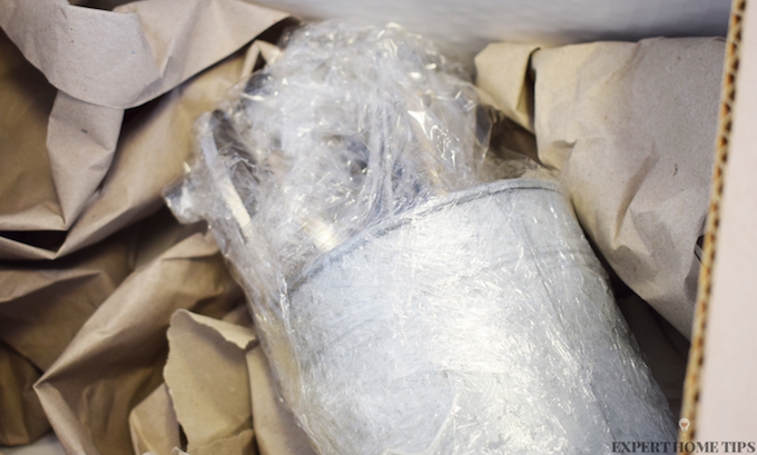 use cling film to package items when travelling