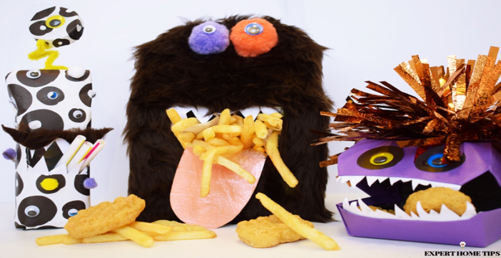 Halloween craft: McDonald's Happy Meal Monsters