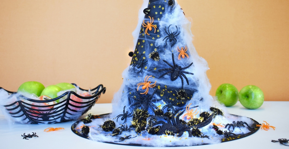 DIY Decorated Witch Hat - Perfect for Halloween!
