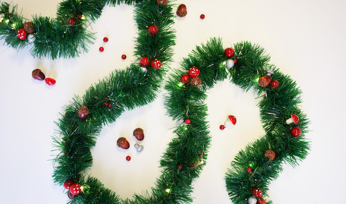 Christmas bunting tutorial