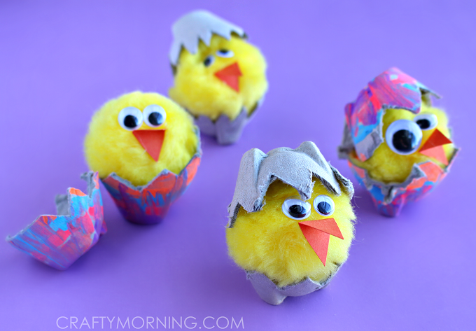easter craft egg carton