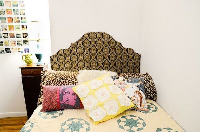 Cardboard headboard