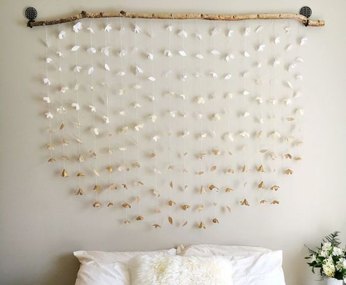 Flower headboard