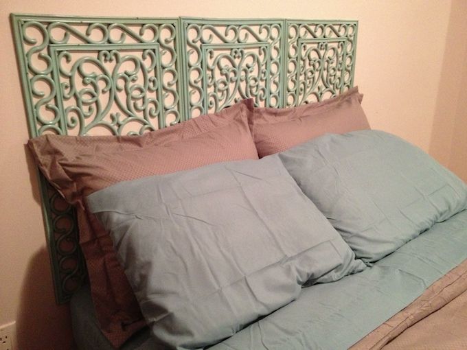 Lattice headboard deals diy