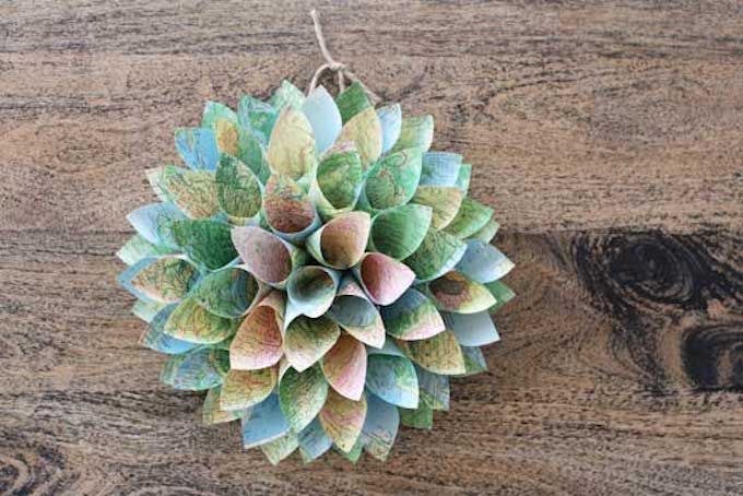 Paper wreath