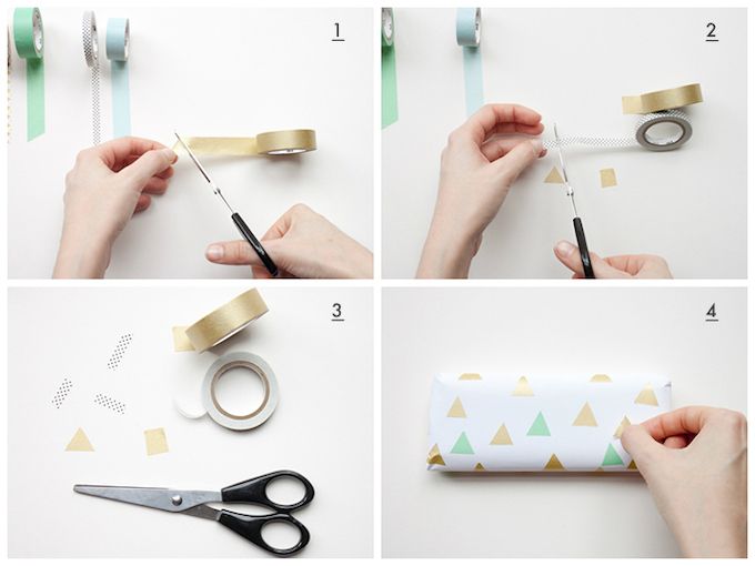 washi tape wrapping paper